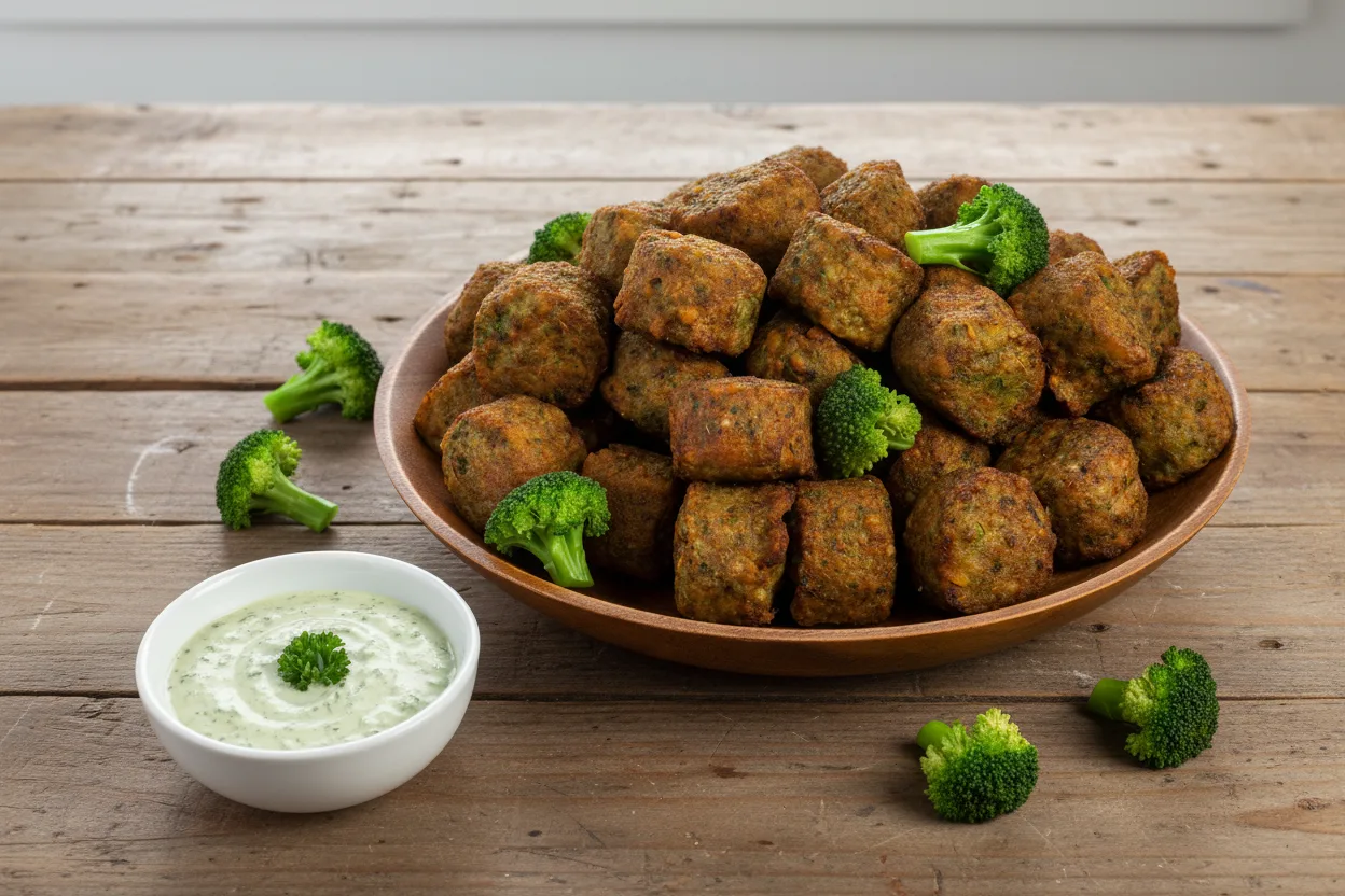 Quinoa kugler med broccoli